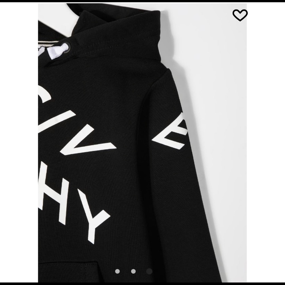 Givenchy logo print zip-up hoodie